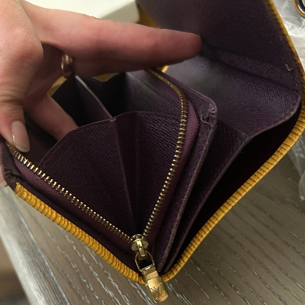 Louis Vuitton Epi Mustard Yellow Wallet - Picture 10 of 10